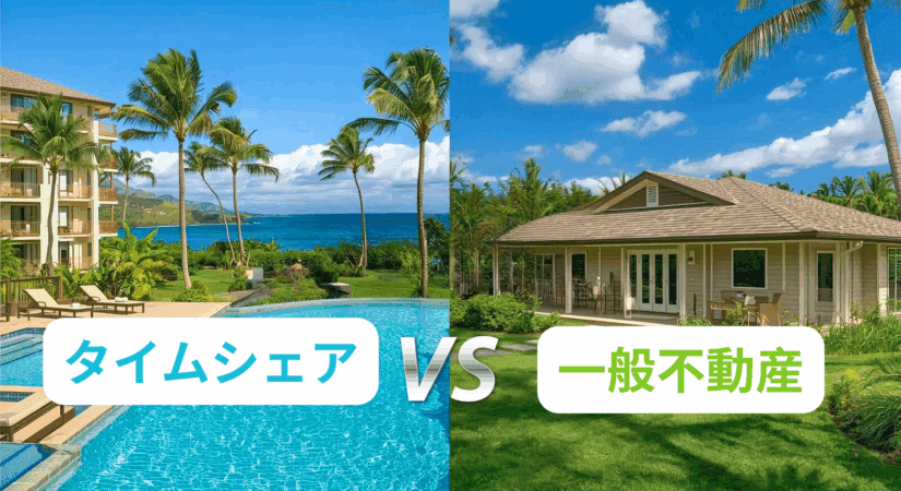ハワイ島タイムシェアと一般不動産の違い